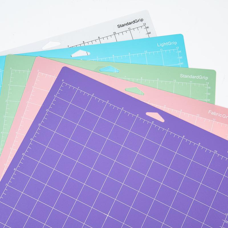 Multi-color PVC Engraving Machine Pad 12* 12-inch Adhesive Engraving Machine Pad Manual Diy Cutting Pad