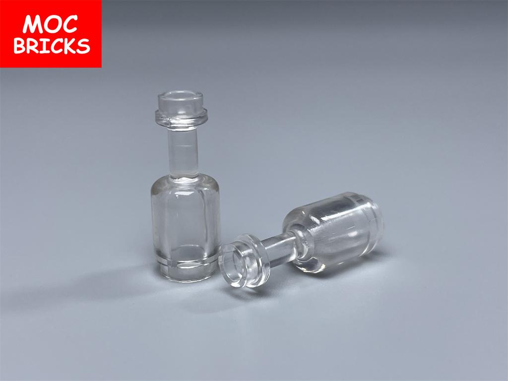 MOC Bricks DIY City Figures Parts Wine Drink Bottle Cup Building Block Mini Printed Bricks 95228 Supermarket Friends Toys