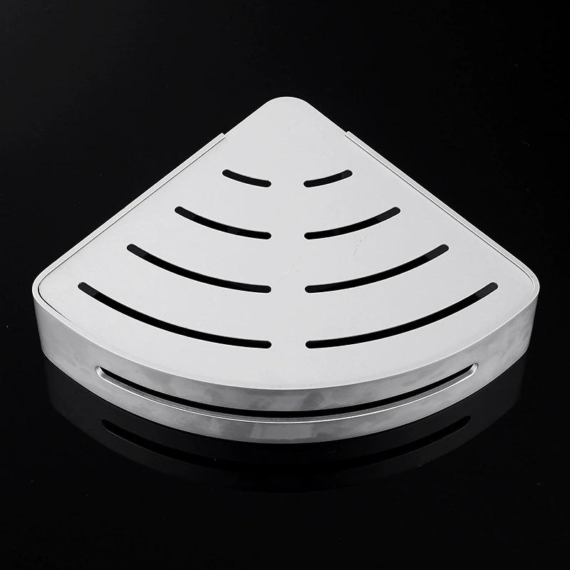 Estante de esquina para baño sin taladrar organizador de ducha de aluminio espacial duradero