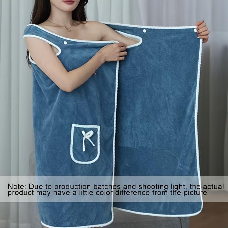 Ultra-Soft Coral Fleece Women's Bathrobe - Hypoallergenic, Perfect for Spa, Pool, Gym, Travel & Home Use