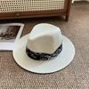 Cappello di Paglia Pieghevole da Uomo a Testa Larga Panama Estivo per Esterni Cappello da Cowboy Cappelli da Sole per Spiaggia Sabbiosa Uomo Taglia Larga Cappello Fedora