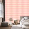 Pastel Diamonds Wallpaper Coral and Cream for Living Room and Bedroom 50x1000