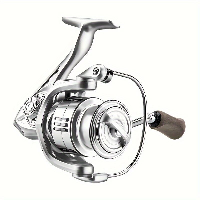 High Speed Ratio 8 Kg Resistance Gapless All-metal Spinning Wheel Long-distance Casting Sea Rod Wheel Luya Fish Wheel Micro-object Fishing Line Wheel