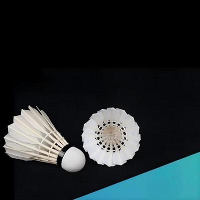 Volants de Badminton Durables en Plumes de Canard (Paquet de 12)