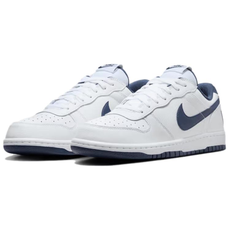Velké Nike Low Bílé Půlnoční Modré Unisex Tenisky 355152-140