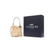 Coach Town 21 Classic Monogram Print Bucket Bag Women Handbags Khaki 2312-IMDQC