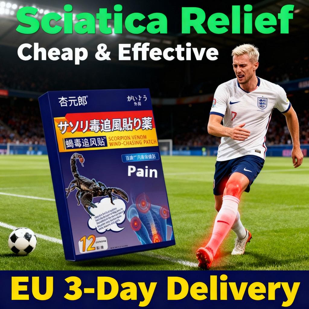 Non-Irritating Sciatica Care Patch - Organic Herbal Long-Lasting Lower Back