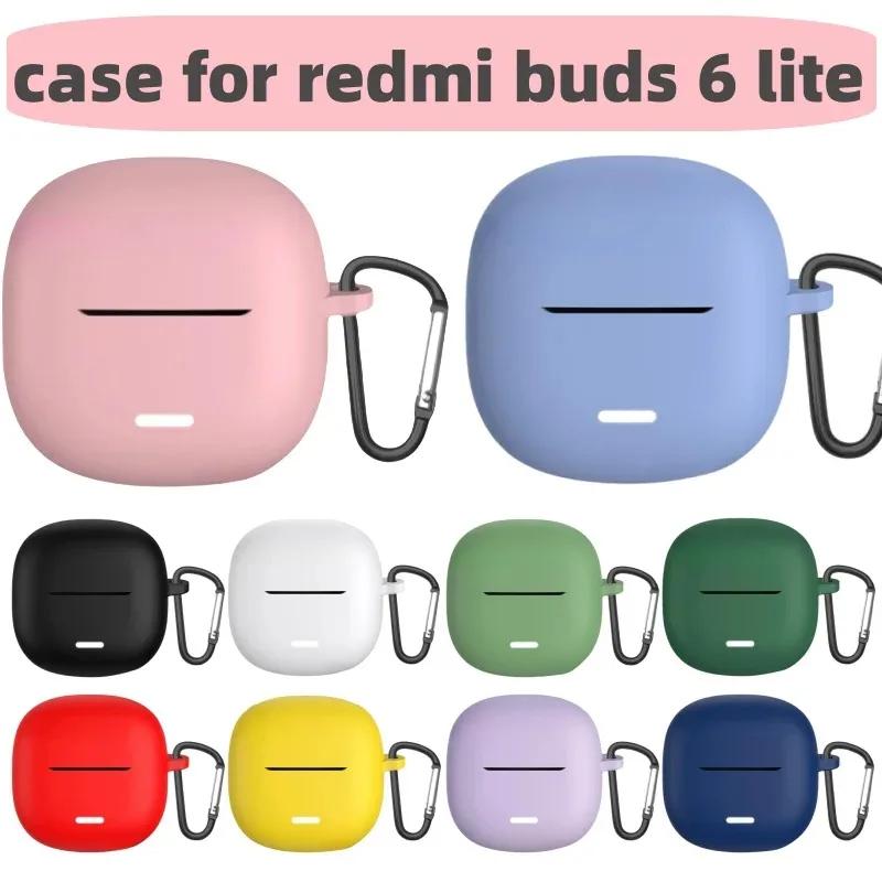 Redmi buds6 lite Kılıf Kablosuz Kulaklık Silikon Kılıf Redmi buds6 lite Kılıfları İçin Coque Fundas