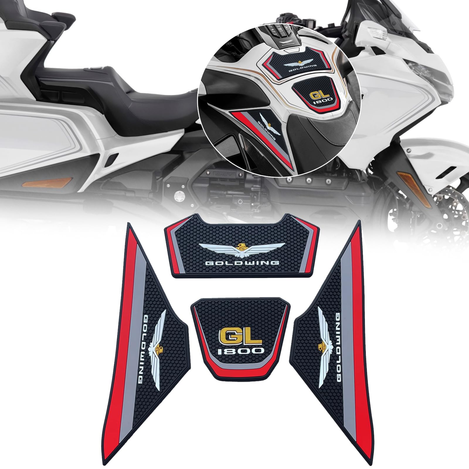 Для Gold Wing GL1800 Gold wing GL 1800 2024 Мотоцикл Боковая накладка на бак