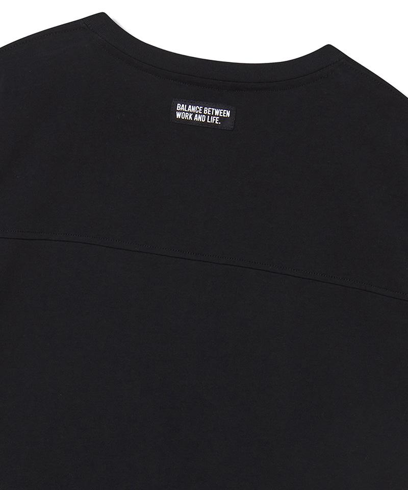 LIFEWORK Women'S Lettering Tape Short Sleeve T-Shirt