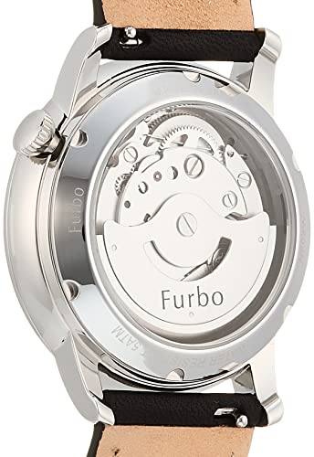 Furbo Design Trompe L'oeil Automatic Watch, Men's, Black, NF02W-BK