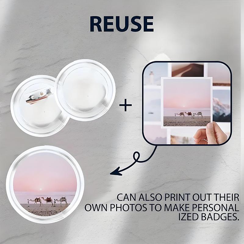 10 ШТ./УПАК. Зберігання Аніме Мерч Пластик Зроби Сам Прозорий Корпоративний Подарунок Значок Pixiv Портативна Колекційна Коробка Захисна Кришка