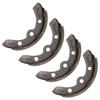 4PCS Brake Shoes Automobile Accessory J17‑25340‑00 Replacement for EZGO Electric 1986.5‑1995