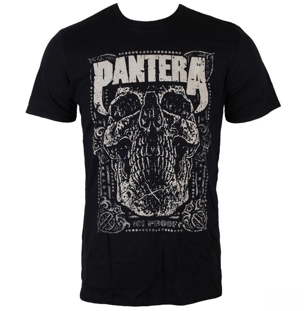 Pantera Serpent Skull Art Pattern Metal Band Tshirt Casual Street Style Cotton Tshirt Suitable For Both Unisex And Unisex