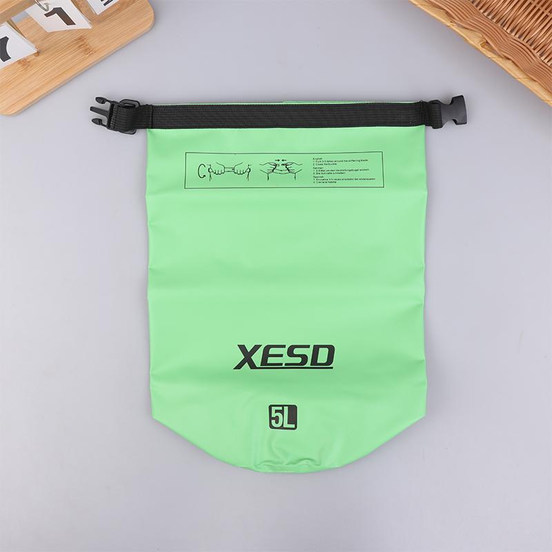 Borsa Impermeabile da Nuoto 500D Dry Sack 2/5/10L Borse Impermeabili Galleggianti per Attrezzatura Asciutta per Nautica Pesca Rafting Nuoto