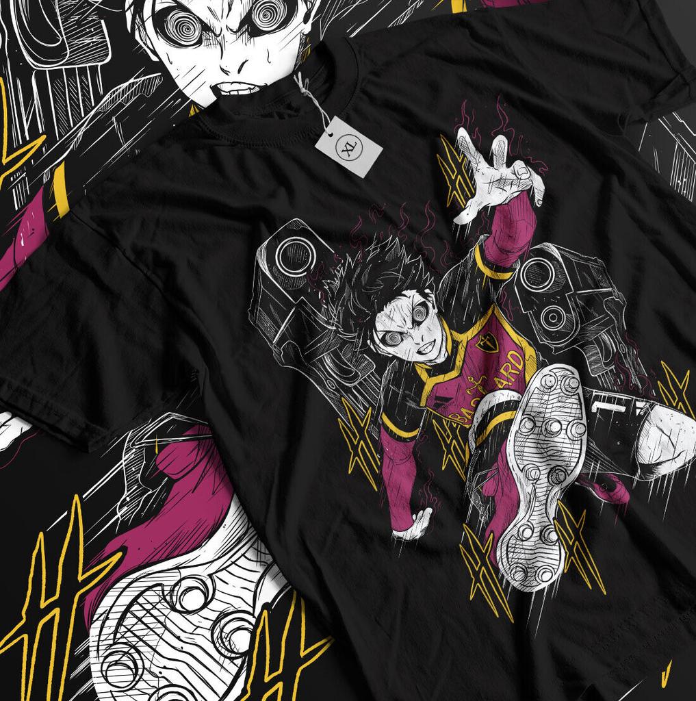 Seishiro Nagi Tričko Blue Lock Isagi Yoichi Anime Manga Rin Itoshi Měkké Tričko