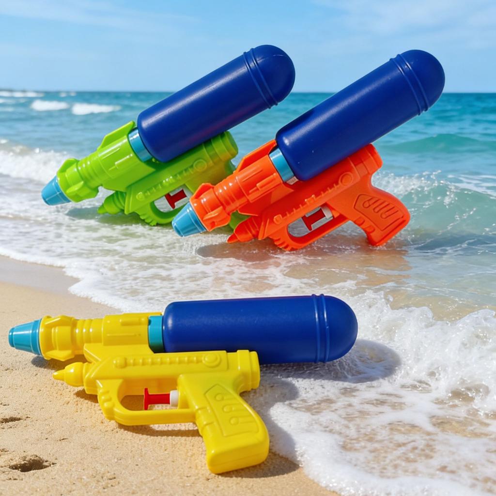 Portable Kids Water Gun Toy Summer Outdoor Beach Pool Garden Water Fight Game Squirt Gun for Boys Girls and Gift