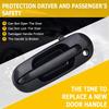 OCPTY Door Handle Exterior Front Driver Left Side Replacement fit 1997-2001 for Honda for CR-V Outside Door Handle Black