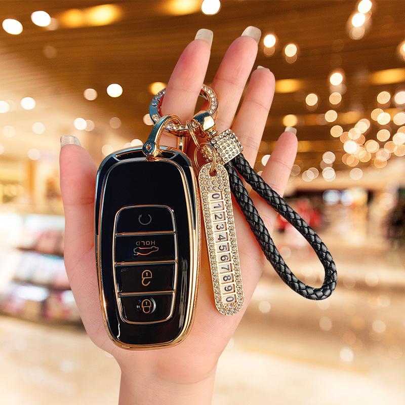 Applicable To Hongqi H5 Key Set 23 H9 Hs7 Shell H7 Buckle Eqm5 Special E-hs3 High-end Hs5 Car Men and Women