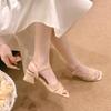 2025 New Shoes for Women Performance Ballroom  Swing Ladies Indoor Party&Casual High Heeled Sandals Strap  Platform Sandals