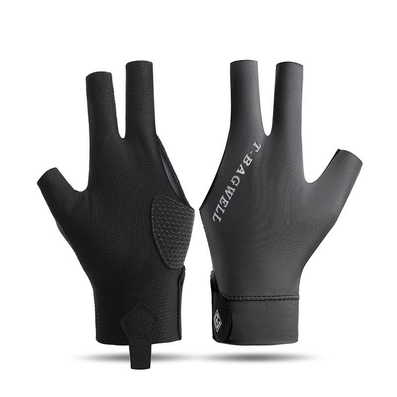 Snooker Billiards Glove Left Hand Half-Finger Anti-Slip Nylon Performance Pool Cue Control