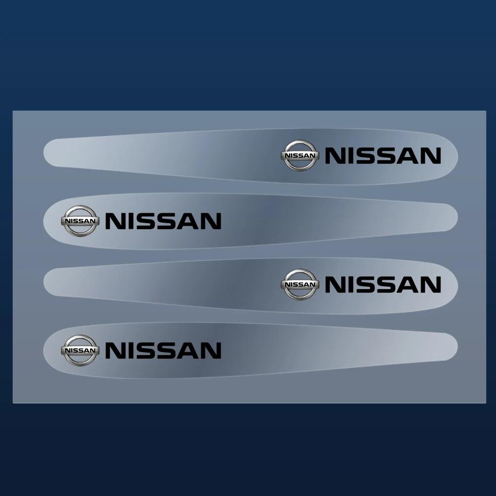 4/8pcs Car Door Bowl Anti-scratch Sticker Clear Door Bowl Handle Protection Sticker For Nissan X-trail Qashqai Juke Sentra Nismo
