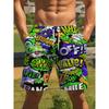 Summer Men's 3D Printed Casual Shorts Trendy Fashion Design