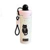 High-Quality 316 Stainless Steel Insulated Water Bottle with Float Ball, Large Capacity Straw Cup for Students and Couples Gift