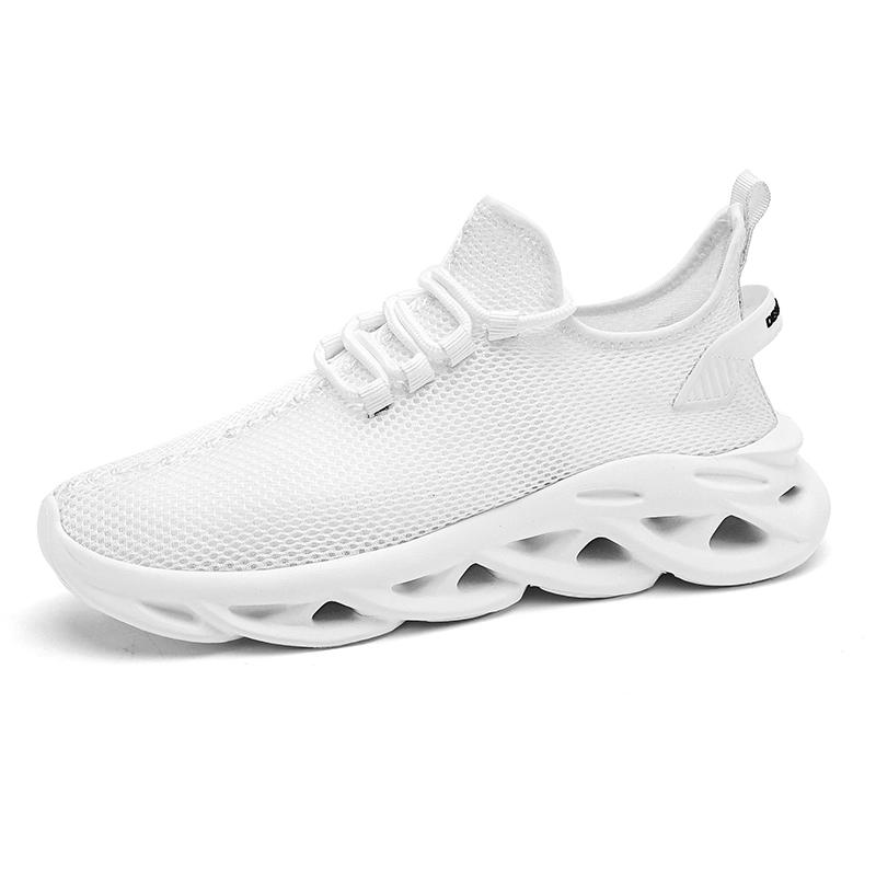 Hete Heren Hardloopschoenen Lichte Sneakers Zwarte Heren Casual Schoenen Mesh Loopschoen Buiten Schokabsorberend Dames Tennisschoenen