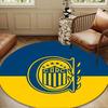 Rosario Central Crest Round mat, Anti-slip Circle Carpet Chair rug For livingroom,Bedroom, doormat home decor Gift Christmas Gifts