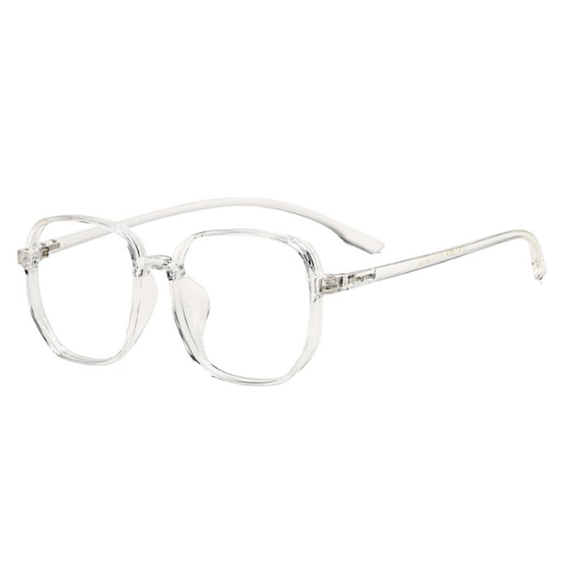 Big Square Glasses Plastic Frame Oversized Eyewear For Women Men Optical Lenses 0 To -6 0