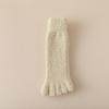 Women's Plush Coral Fleece Five-Toe Maternity Socks for Autumn & Winter