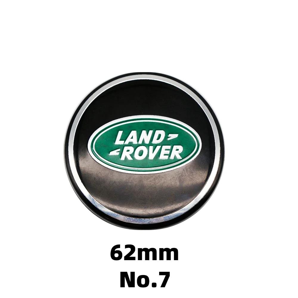 4Pcs 62mm Car Styling Car Wheel Center Hub Cap Covers Badge For Land rover SVR Discovery Velar Evoque Range Rover L322 L405 L551