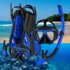 Diving Set Mask With Snorkel Fins For Swimming Sizes 38-42