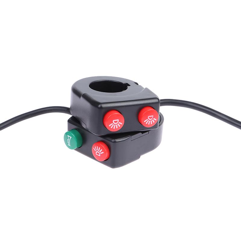 Motorcycle Atv 22Mm Handlebar Horn And Headlight Combination Switch Button Motor Switches Turn Signal Modification Accessories