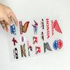 AAAKF1 FOR HONDA HRC H WING Waterproof Reflective Motorbike Stickers Easy Peel Removable Decals for Motorcycle Car