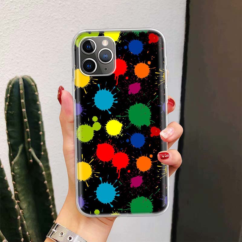 

Simple Pattern Graffiti For iPhone 17 Air 16 15 14 Plus 13 Mini 12 11 Pro Max Phone Case 16E 7 Print 8 SE Fundas Cover Soft Coqu iPhone 16 Pro Max
