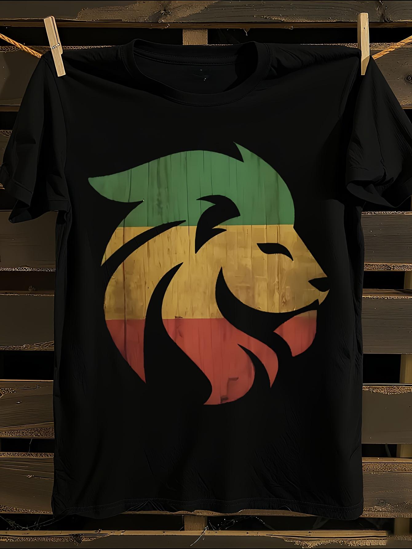 Lion of Judah Rasta Tshirt S