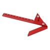 Center Gauge 105mm 45 degrees  90 degrees  Aluminum Alloy Line Ruler Measuring Scribing Tool for Woodworking