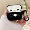 Love Applies To AirPodsPro1/1/1 Black Matte Apple Bluetooth Headset Love Case