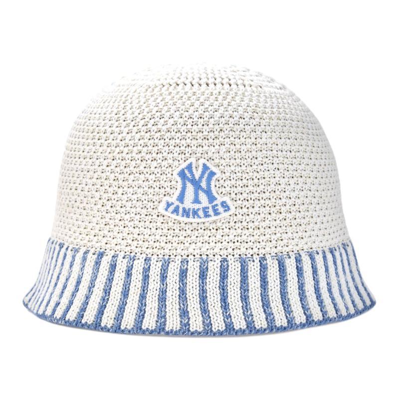 MLB Rayon, Cotton, Polyester Beanies Unisex White Fashion 3AHTV0253-50IVS