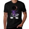 Funny two Raccoons Vintage Retro Graphic in  Total Solar Eclipse Raccoon Lovers TShirt Fitness Training Breathable Tee