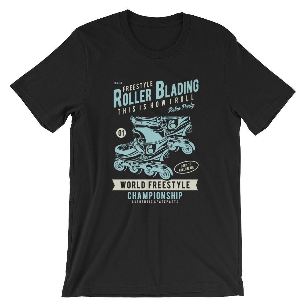 

Roller Blading T-Shirt. 100% Cotton Premium Tee NEW 4XL