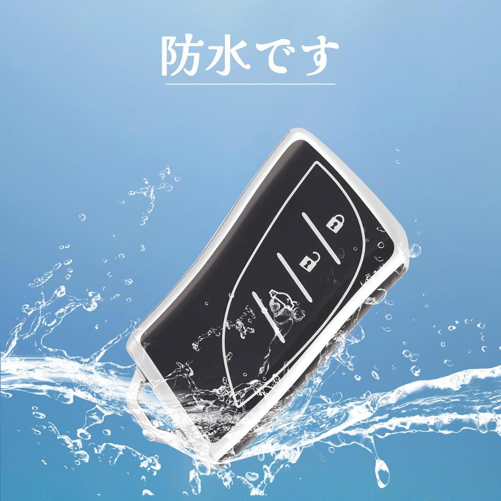 [OFF WE GO] Key Shell TPU Car Key Cover Key Case Compatible Lexus NX250