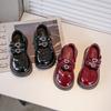 Simple Girls Shoes Fashion Girls' Princess Shoes Soft Soled Kids Shoe Comfor Child Leather Shoes Anti Slip Girl Leather Shoe