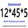 Round Blackened Thickened Metal Washer (M4-M16)