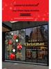 2026 Holiday Window Stickers: New Year and Christmas Static Cling Decals for Glass and Doors
