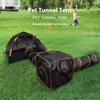 New Pet Cage Cat and Dog Games Random Combination Toy Set Tunnel Folding Portable Pet Fence