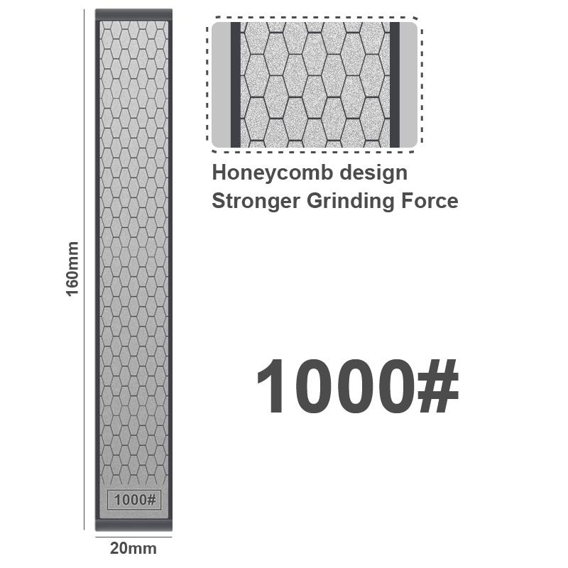 Nový 160mm diamantový ostřící kámen Pevný ostřič nožů Příslušenství DIY Dřevoobráběcí brusný nástroj Zrnitost 240-1000# Profesionální