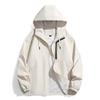 Autumn New Casual Hooded Jacket Men's Trend Fashion Casual Versatile Jacket Outdoor Windproof Jacket Men